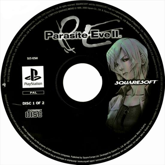 Parasite Eve II - Parasite Eve II Disc 1 cover disc ver.1.jpg