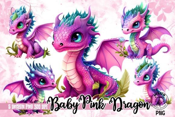 Smoki - Baby-Pink-Dragon-Watercolor-Sublimation-64257407.jpg